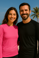 Camisa UV Manga Longa Preta