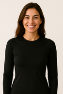 Camisa UV Manga Longa Preta