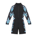 Womens Long Sleeve Zipper Swimsuit Rash Guards Swimming Diving Jumpsuit Surfing Bodysuit Beachwear Swimwear Wetsuit Bathing Suit